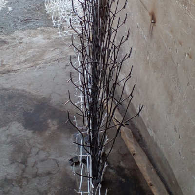 حفاظ شاخ گوزنی ۱۶ ردیف نمای طولی