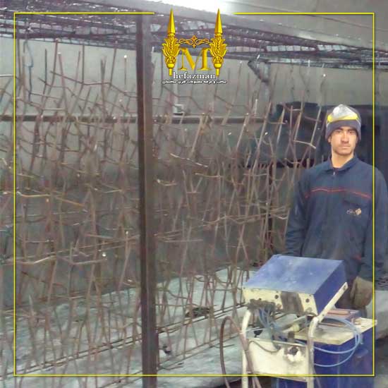 کارگاه رنگ کوره ساخت حفاظ شاخ‌گوزنی